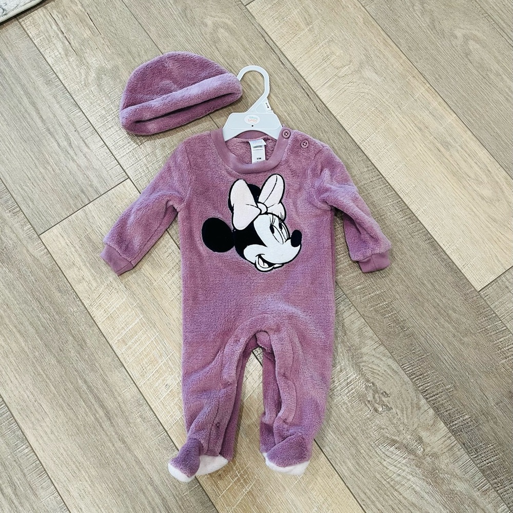 Disney Kids Purple One Piece with Hat